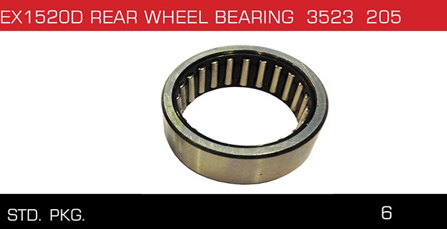 EX1520D REAR WHEEL BEARING 3523 205